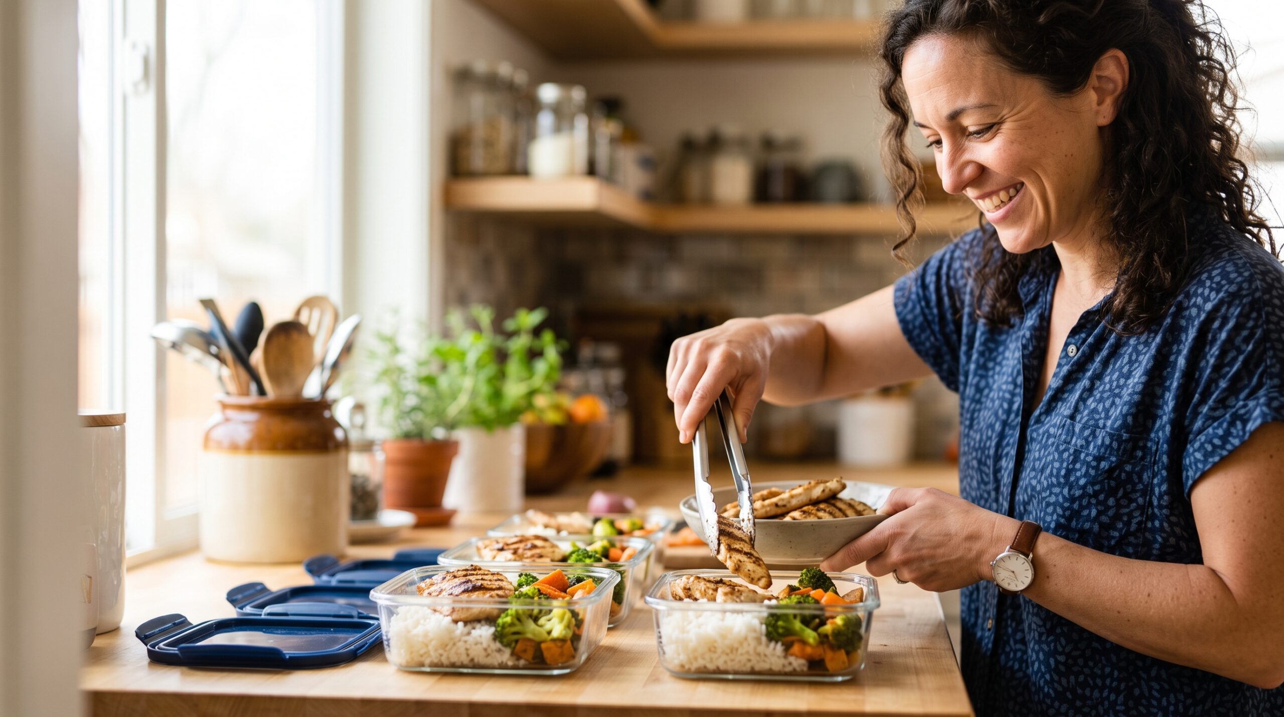 How to Prep a Week’s Worth of Meals in 2 Hours (Batch Cooking)